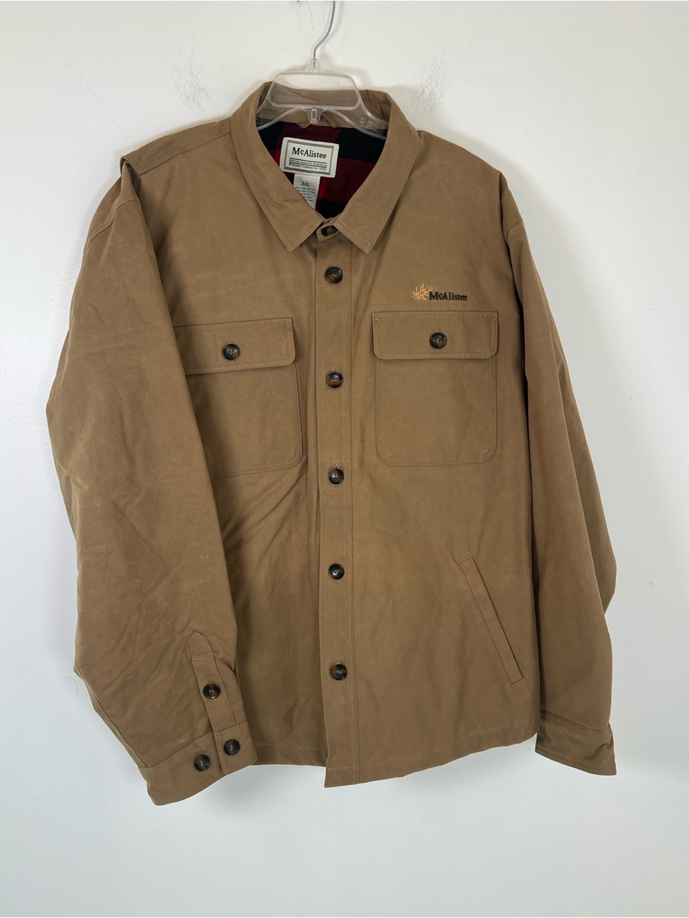 NWOT! McAlister Company Waxed Cotton Jac-Shirt Size 3X